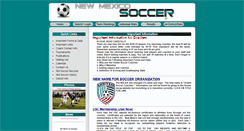 Desktop Screenshot of nmsoccer.com